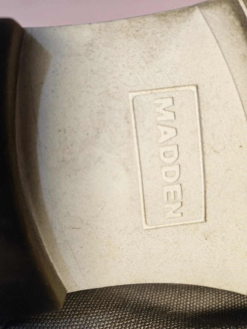 Steve Madden Light Beige Canvas Derby Shoes Size 11 B8n 10